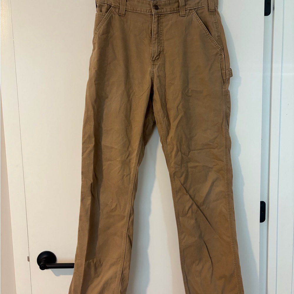 Carhartt Tan Cargo Pants Relaxed Fit